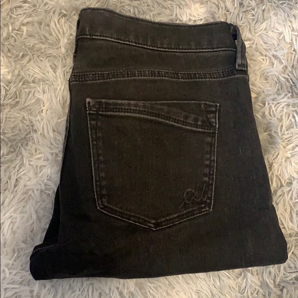 Express black distressed ankle jeans - Picture 3 of 4